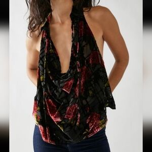 Free People Meet Your Match Cowl Neck Top